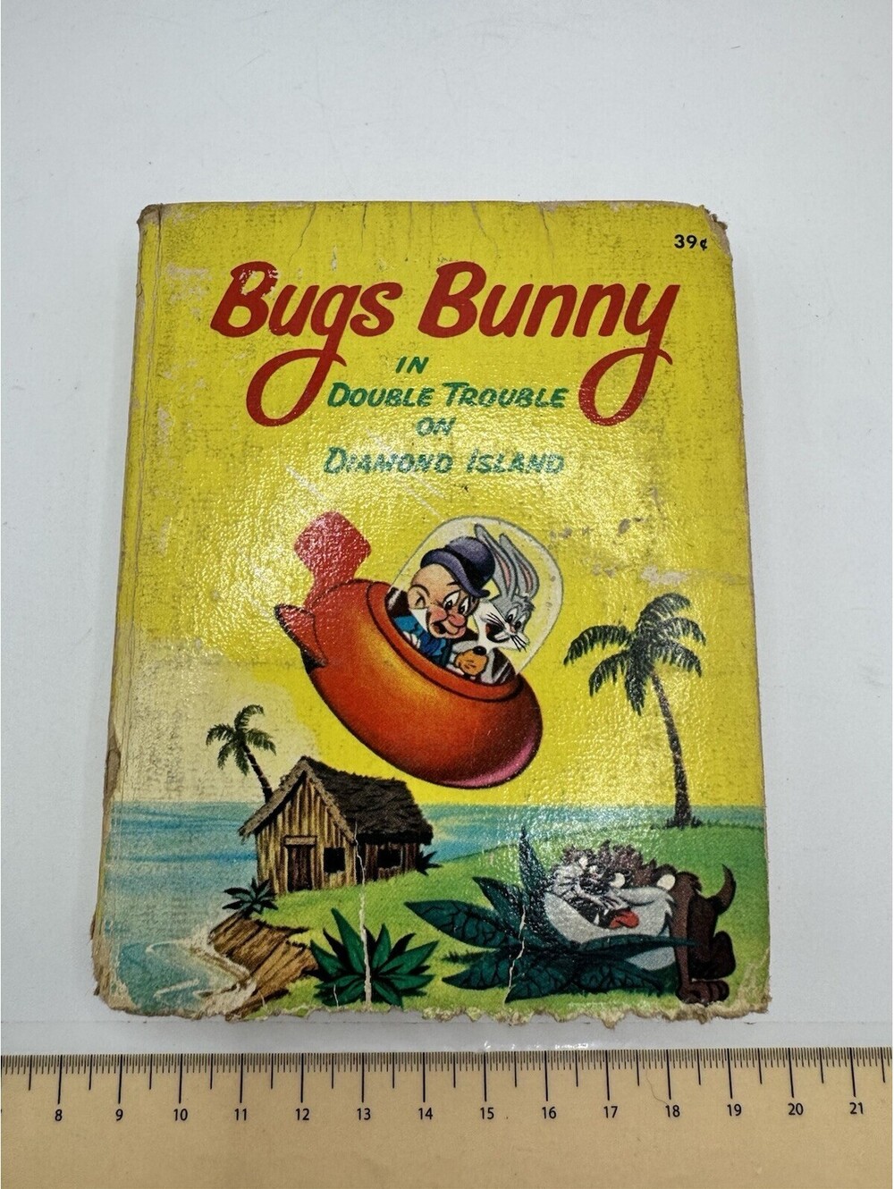 Bugs Bunny in Double Trouble on Diamond Island - Big Little Book 1968 HC